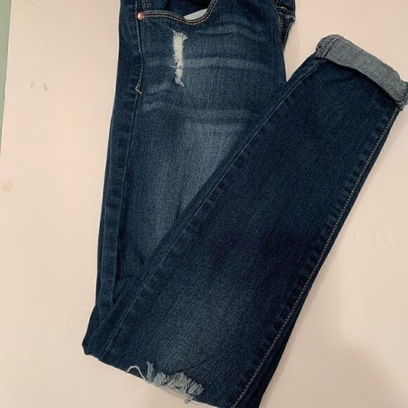 Genera jeans blue size 3 skinny destroyed - Picture 5 of 8